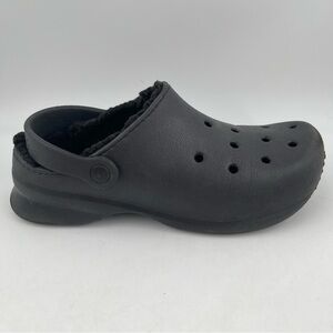 Simply Women’s Black Clogs Fuzzy Lined Lightweight - Size 8